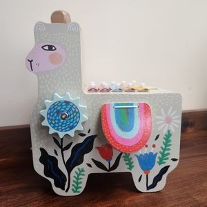 Manhattan Toy Company Wooden Musical Lilli Llama with mallets